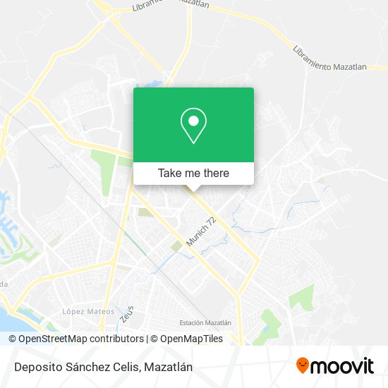 Mapa de Deposito Sánchez Celis