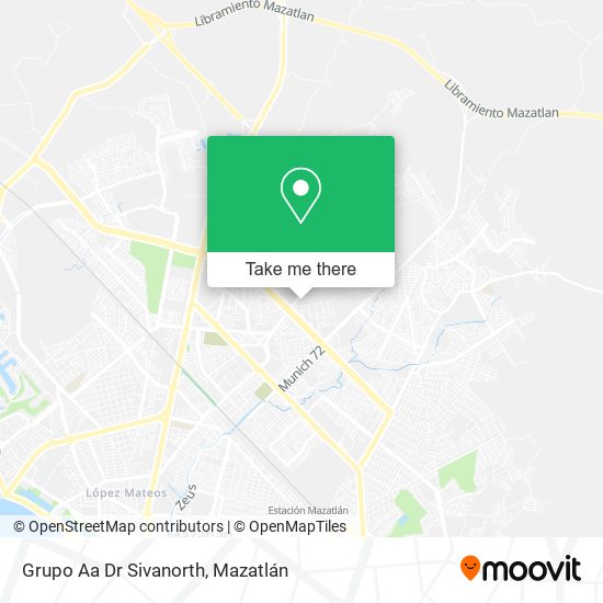 Grupo Aa Dr Sivanorth map