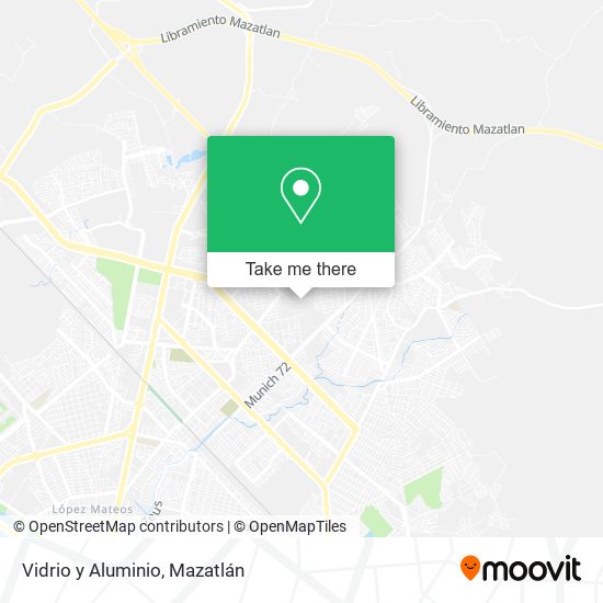 Vidrio y Aluminio map