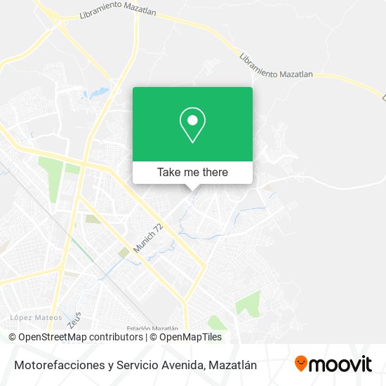 Motorefacciones y Servicio Avenida map