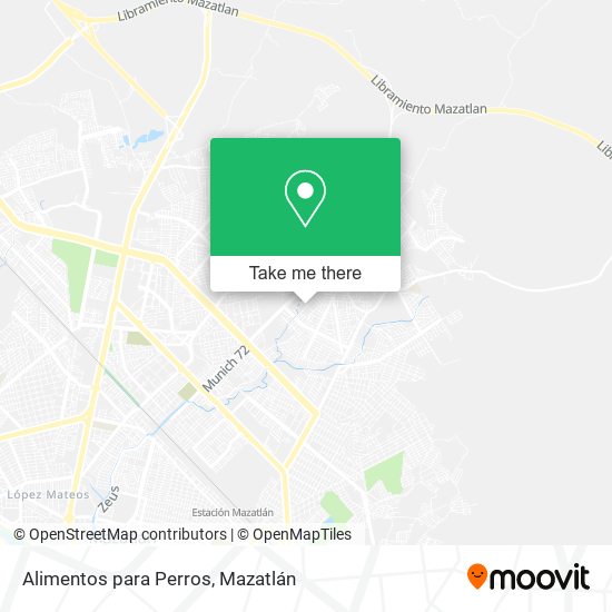 Alimentos para Perros map
