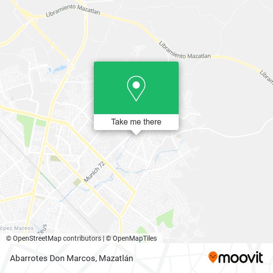 Abarrotes Don Marcos map