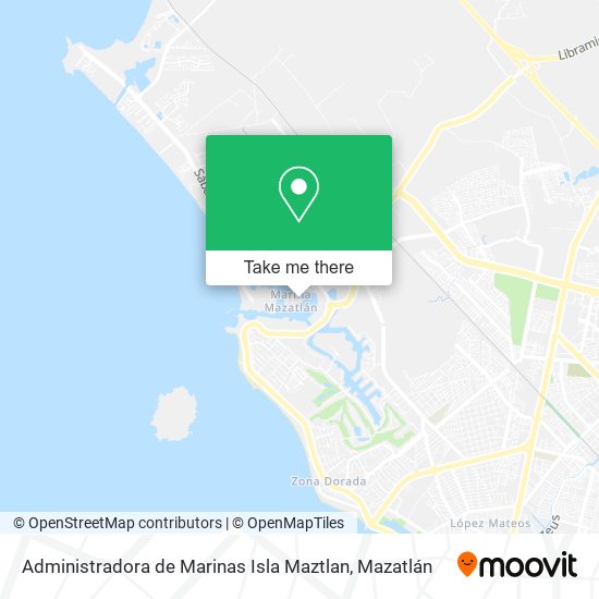Administradora de Marinas Isla Maztlan map