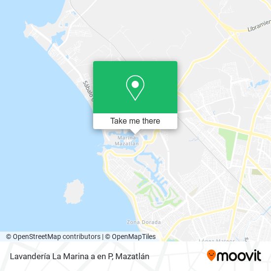 Mapa de Lavandería La Marina a en P