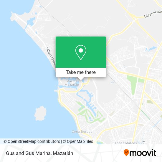 Gus and Gus Marina map
