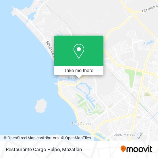 Mapa de Restaurante Cargo Pulpo
