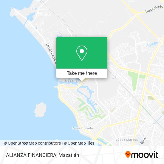 ALIANZA FINANCIERA map