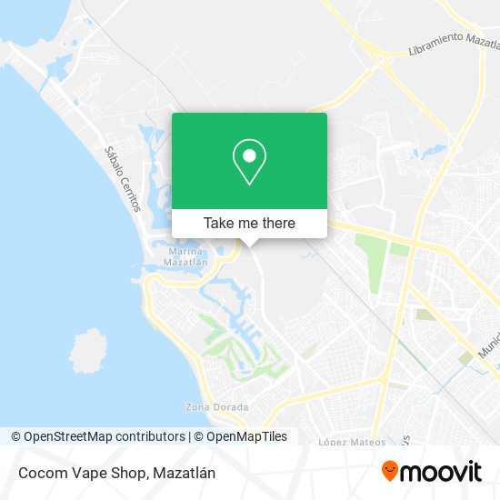 Cocom Vape Shop map