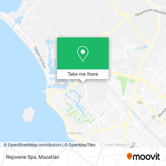 Mapa de Rejuvene Spa