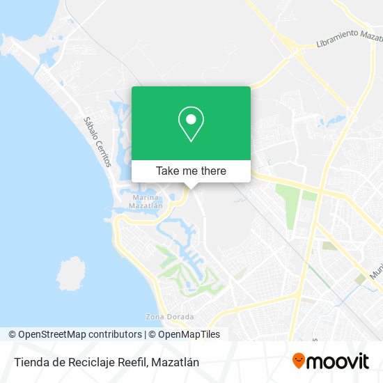 Tienda de Reciclaje Reefil map
