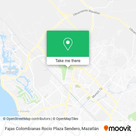 Fajas Colombianas Rocío Plaza Sendero map