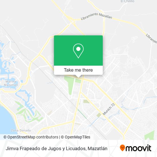 Jimva Frapeado de Jugos y Licuados map