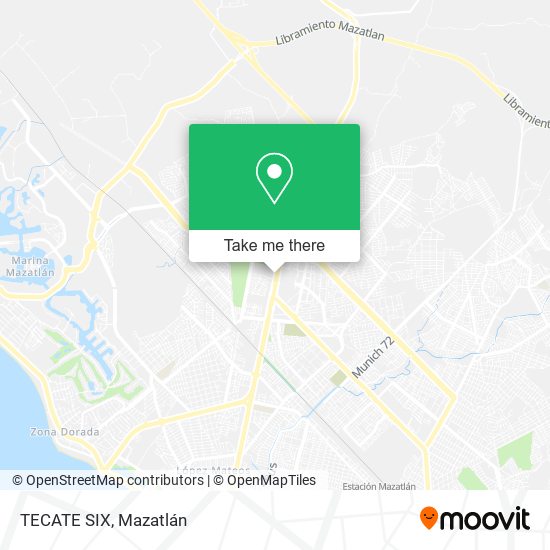 Mapa de TECATE SIX