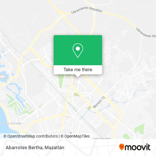 Abarrotes Bertha map