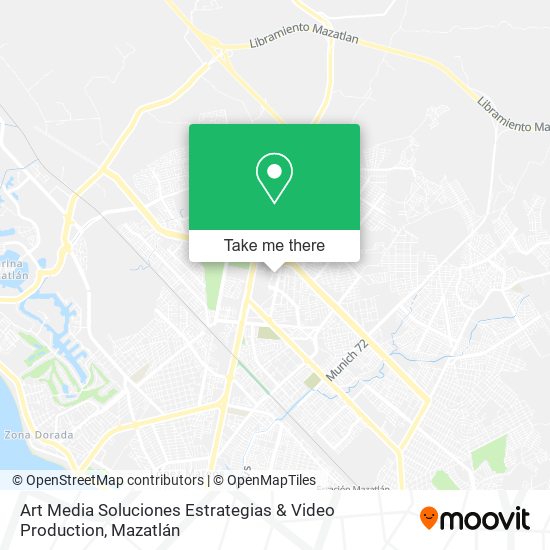 Mapa de Art Media Soluciones Estrategias & Video Production