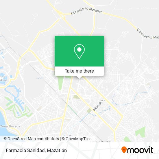 Farmacia Sanidad map