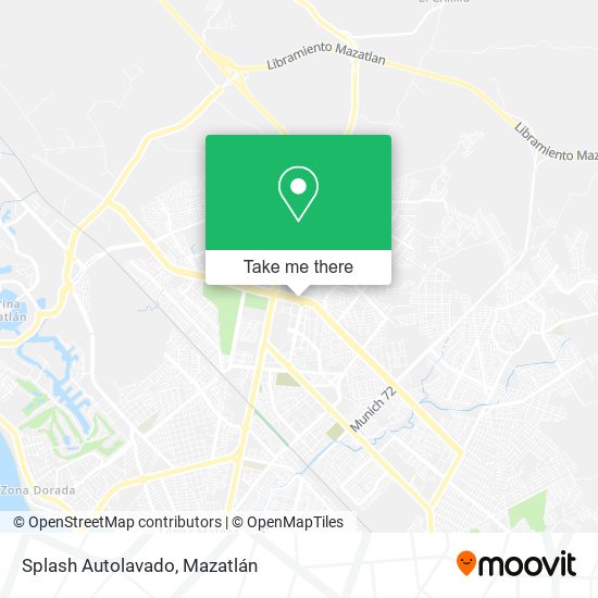 Splash Autolavado map