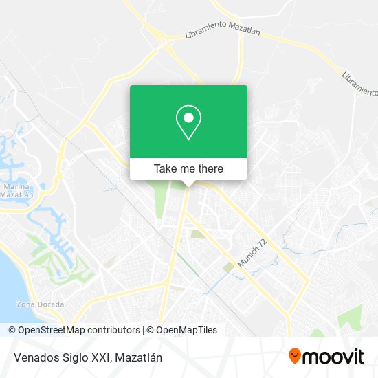 Venados Siglo XXI map