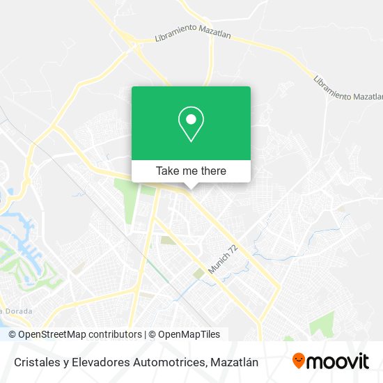 Cristales y Elevadores Automotrices map