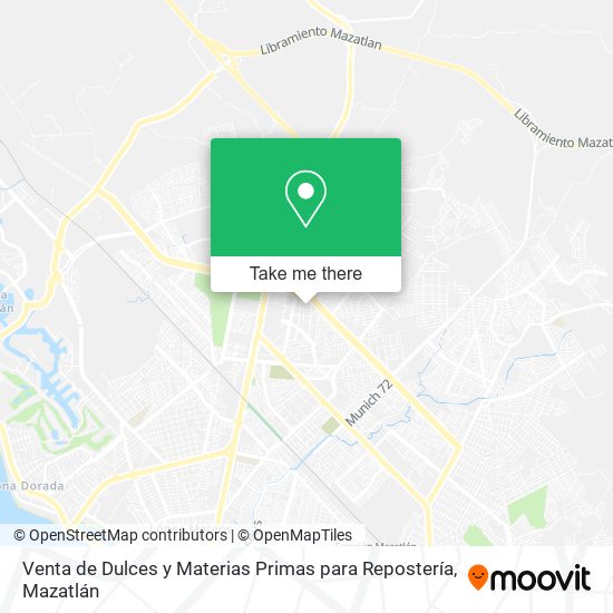 Venta de Dulces y Materias Primas para Repostería map