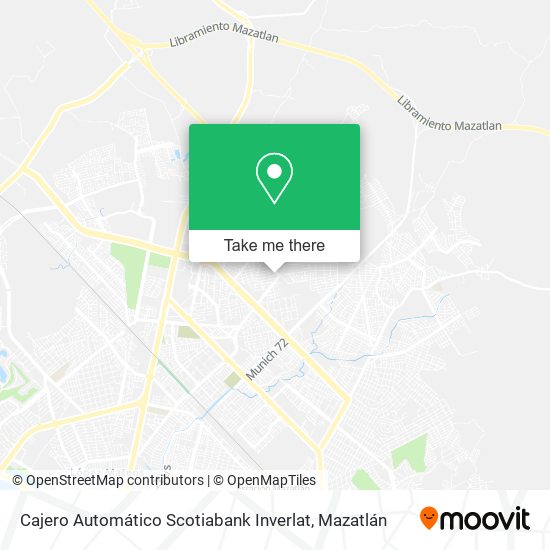 Cajero Automático Scotiabank Inverlat map