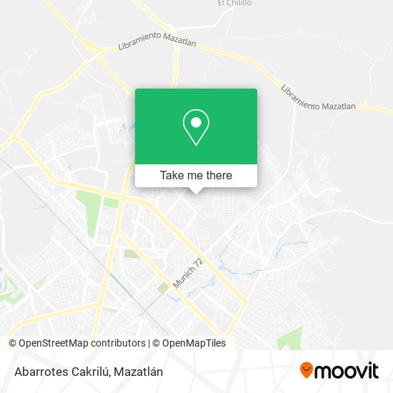 Abarrotes Cakrilú map