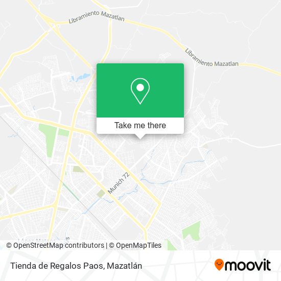 Tienda de Regalos Paos map