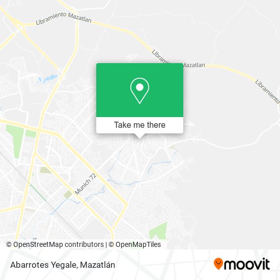 Abarrotes Yegale map