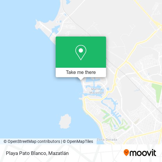 Playa Pato Blanco map