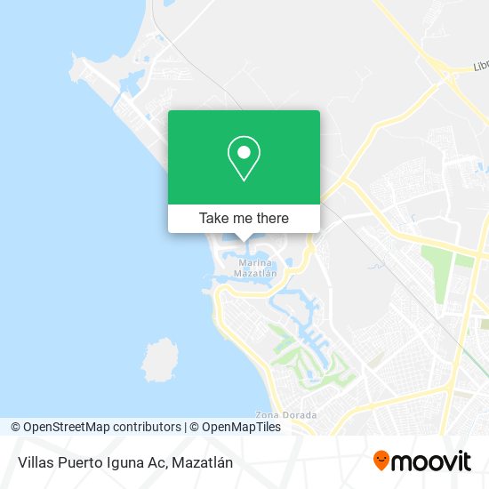 Villas Puerto Iguna Ac map
