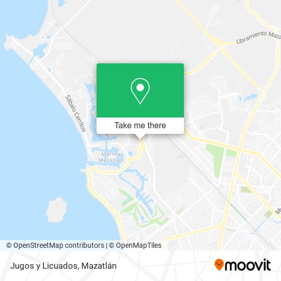 Jugos y Licuados map