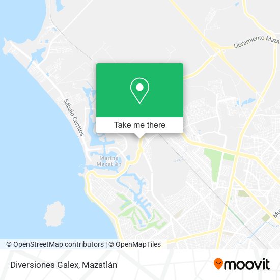 Mapa de Diversiones Galex