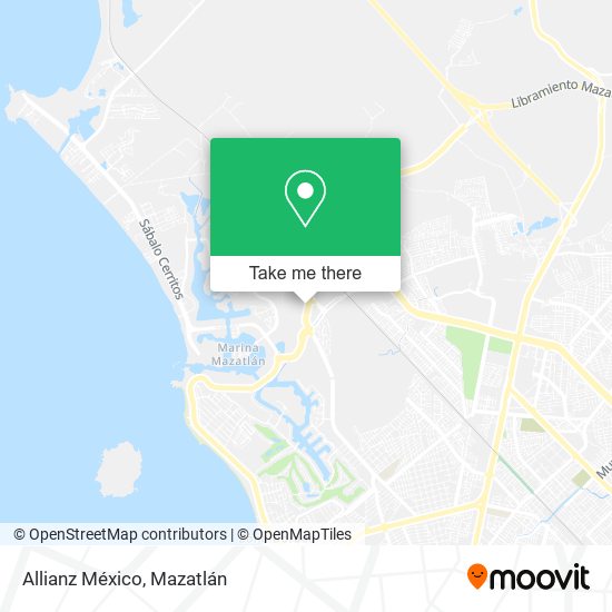 Allianz México map
