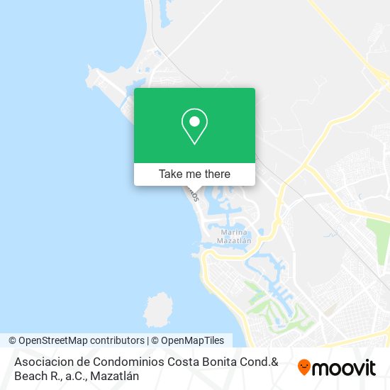 Asociacion de Condominios Costa Bonita Cond.& Beach R., a.C. map