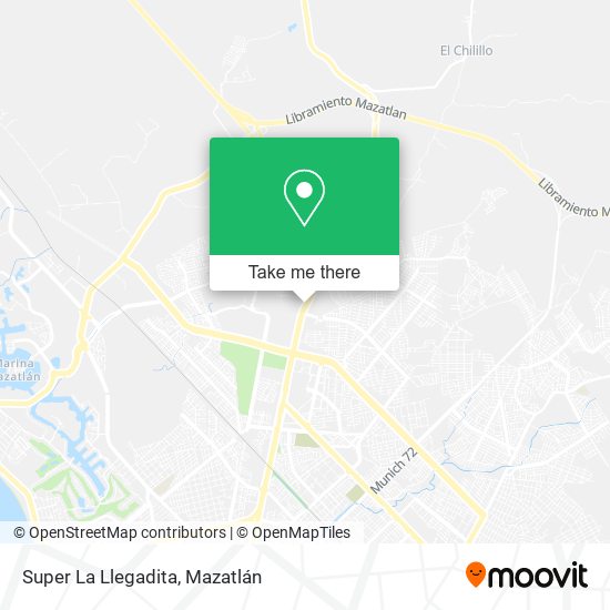 Super La Llegadita map