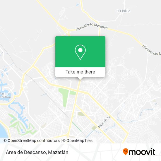 Mapa de Área de Descanso