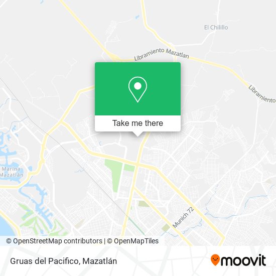Gruas del Pacifico map