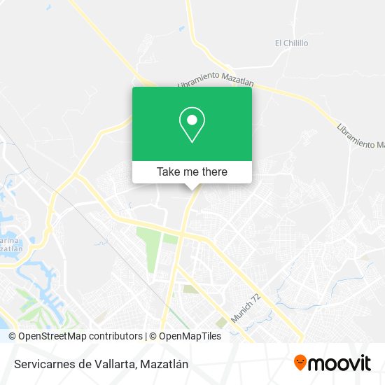 Servicarnes de Vallarta map