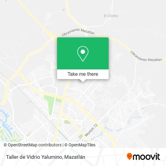 Taller de Vidrio Yalumino map