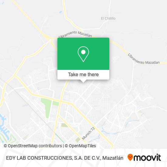 Mapa de EDY LAB CONSTRUCCIONES, S.A. DE C.V.