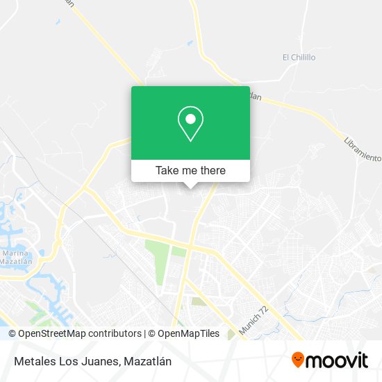Mapa de Metales Los Juanes