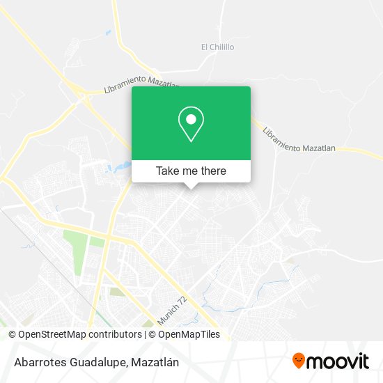 Abarrotes Guadalupe map