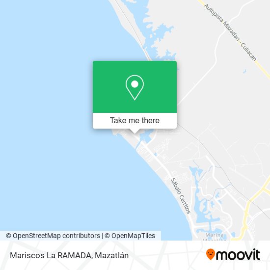 Mapa de Mariscos La RAMADA