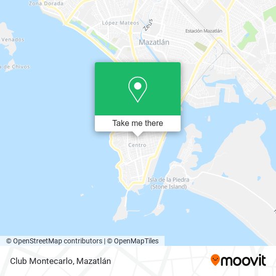 Club Montecarlo map