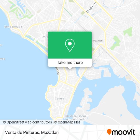 Venta de Pinturas map