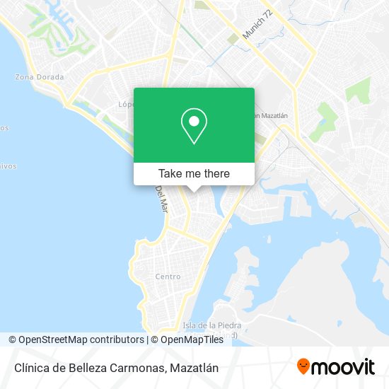 Clínica de Belleza Carmonas map