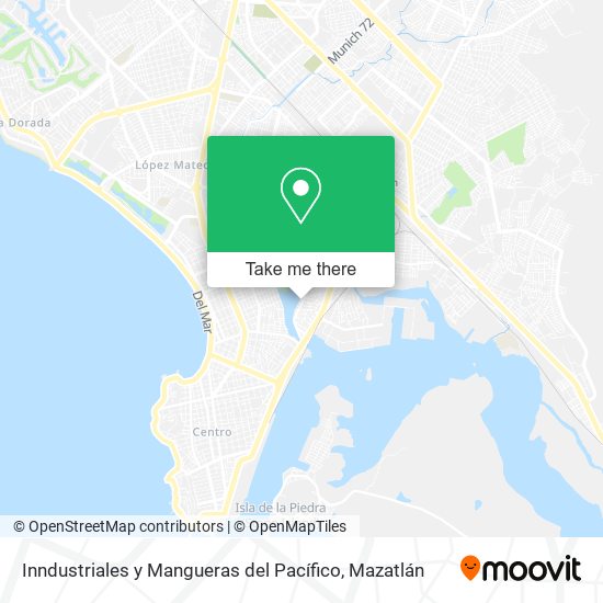 Inndustriales y Mangueras del Pacífico map