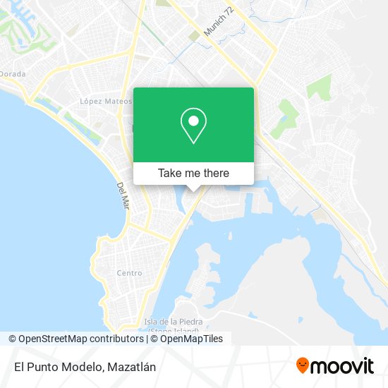 Mapa de El Punto Modelo