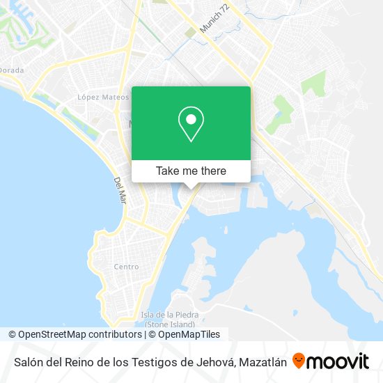 Salón del Reino de los Testigos de Jehová map