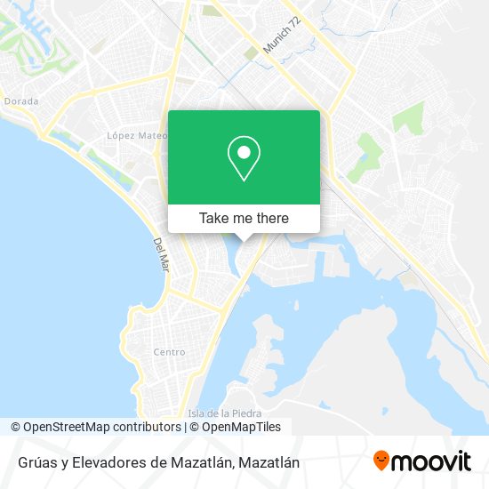 Grúas y Elevadores de Mazatlán map